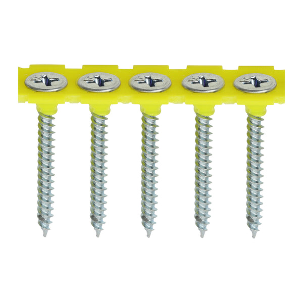 TIMCO Collated Drywall Fine Thread Bugle Head Silver Screws