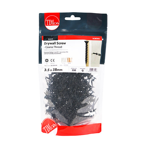 TIMCO Drywall Coarse Thread Bugle Head Black Screws