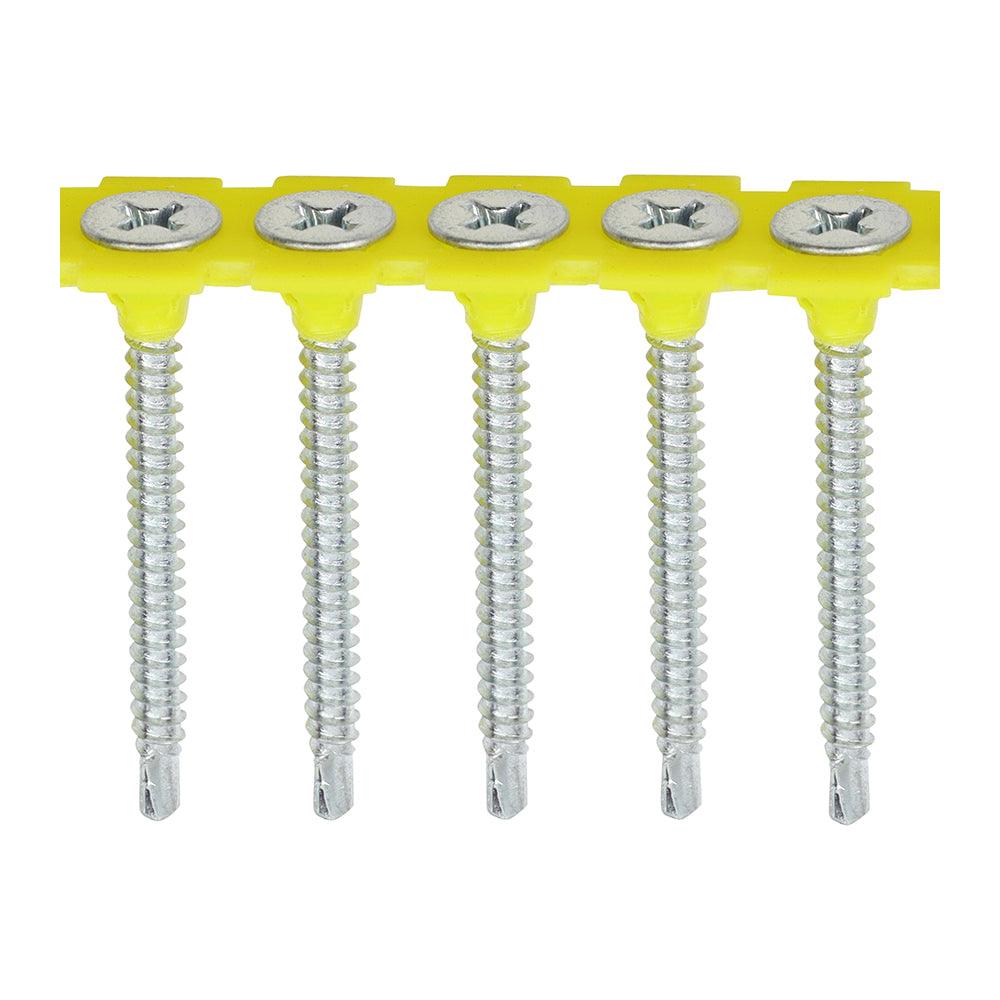 TIMCO Collated Drywall Self-Drilling Bugle Head Silver Screws