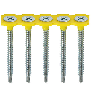 TIMCO Collated Drywall Self-Drilling Bugle Head Silver Screws