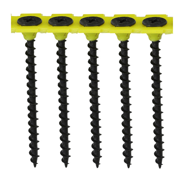 TIMCO Collated Drywall Coarse Thread Bugle Head Black Screws