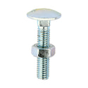 Carriage Bolt & Hex Nut - BZP