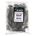 TIMCO Carriage Bolts DIN603 Hex Nuts & Form A Washers Green Exterior