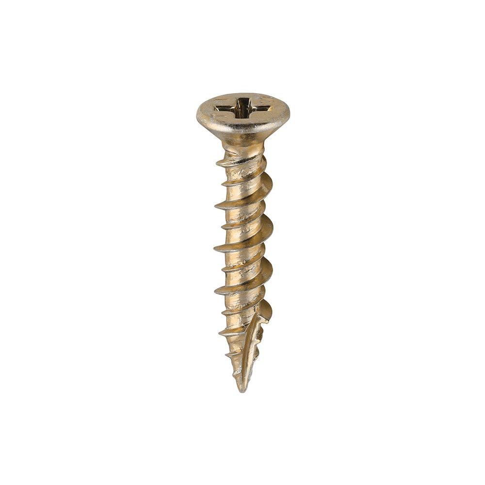 TIMCO Window Fabrication Screws Countersunk PH High-Low Thread Slash Point Yellow