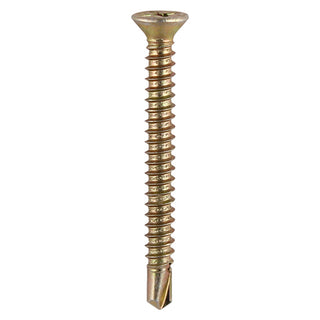 TIMCO Window Fabrication Screws Countersunk with Ribs PH Self-Tapping Self-Drilling Point Yellow