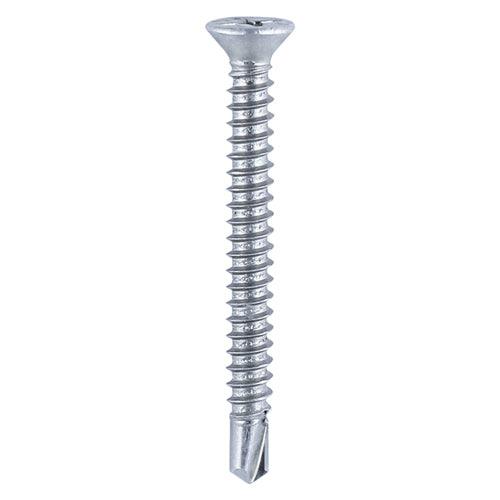 TIMCO Window Fabrication Screws Countersunk with Ribs PH Self-Tapping Self-Drilling Point Zinc