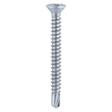 TIMCO Window Fabrication Screws Countersunk with Ribs PH Self-Tapping Self-Drilling Point Zinc