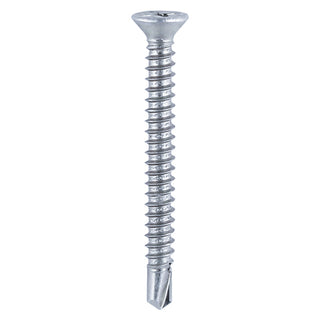 TIMCO Window Fabrication Screws Countersunk with Ribs PH Self-Tapping Self-Drilling Point Zinc