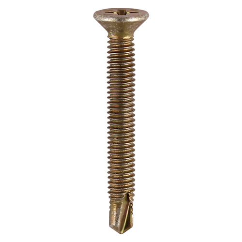 TIMCO Window Fabrication Screws Countersunk PH Metric Thread Self-Drilling Point Yellow