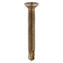 TIMCO Window Fabrication Screws Countersunk PH Metric Thread Self-Drilling Point Yellow