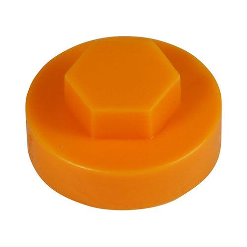 TIMCO Hex Head Cover Caps Tangerine