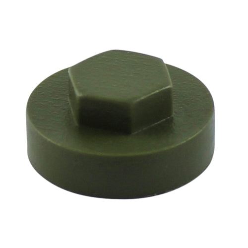 TIMCO Hex Head Cover Caps Olive Green