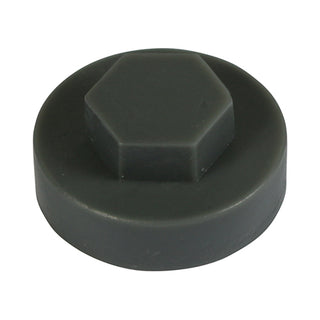 TIMCO Hex Head Cover Caps Slate Grey