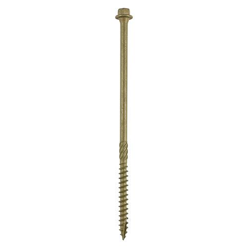 TIMCO Timber Screws Hex Flange Head Exterior Green