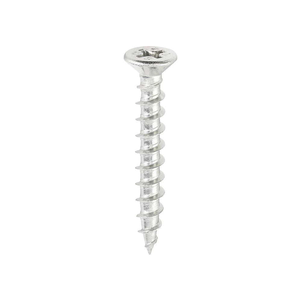 TIMCO Window Fabrication Screws Countersunk with Ribs PH Single Thread Gimlet Tip Stainless Steel