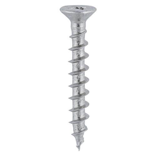 TIMCO Window Fabrication Screws Countersunk with Ribs PH Single Thread Gimlet Tip Stainless Steel