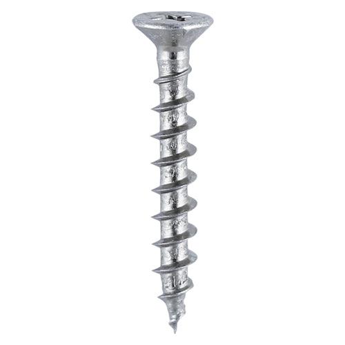 TIMCO Window Fabrication Screws Countersunk with Ribs PH Single Thread Gimlet Point Zinc