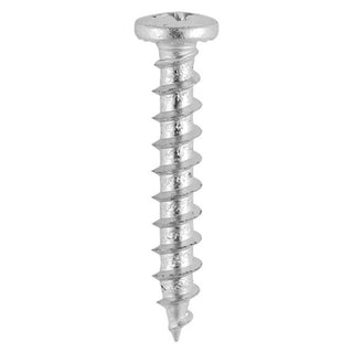 TIMCO Window Fabrication Screws Friction Stay Shallow Pan with Serrations PH Single Thread Gimlet Tip Stainless Steel