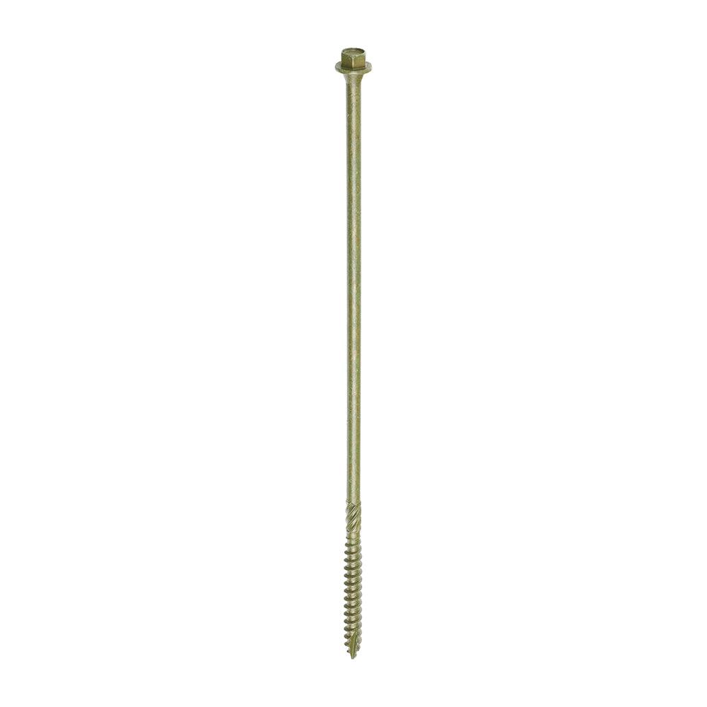 TIMCO Timber Screws Hex Flange Head Exterior Green