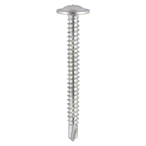 TIMCO Baypole Screws Wafer Flange PH Self-Drilling Point Zinc