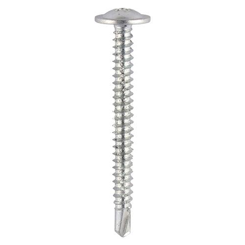 TIMCO Baypole Screws Wafer Flange PH Self-Drilling Point Zinc