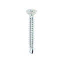 TIMCO Window Fabrication Screws Countersunk PH Self-Tapping Self-Drilling Point Zinc