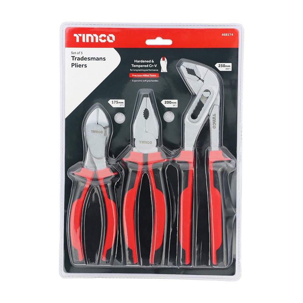 Tradesmans Pliers Set - 0