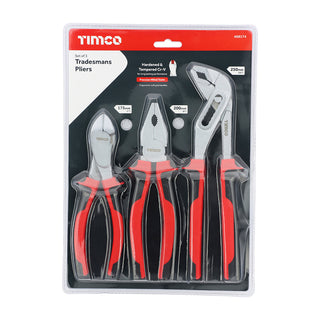 Tradesmans Pliers Set