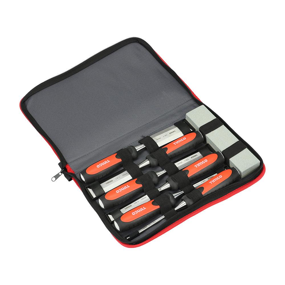 Bevel Edge Wood Chisel Set - 0