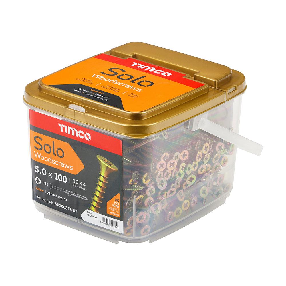 TIMCO Solo Countersunk Gold Woodscrews - 0