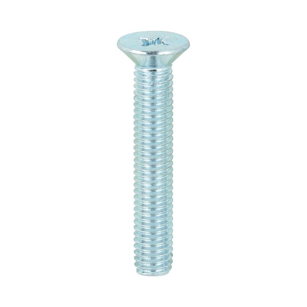 TIMCO Machine Countersunk Silver Screws