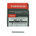 TIMCO Machine Countersunk Silver Screws