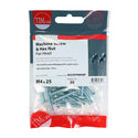 TIMCO Machine Pan Head Screws & Hex Nut Silver