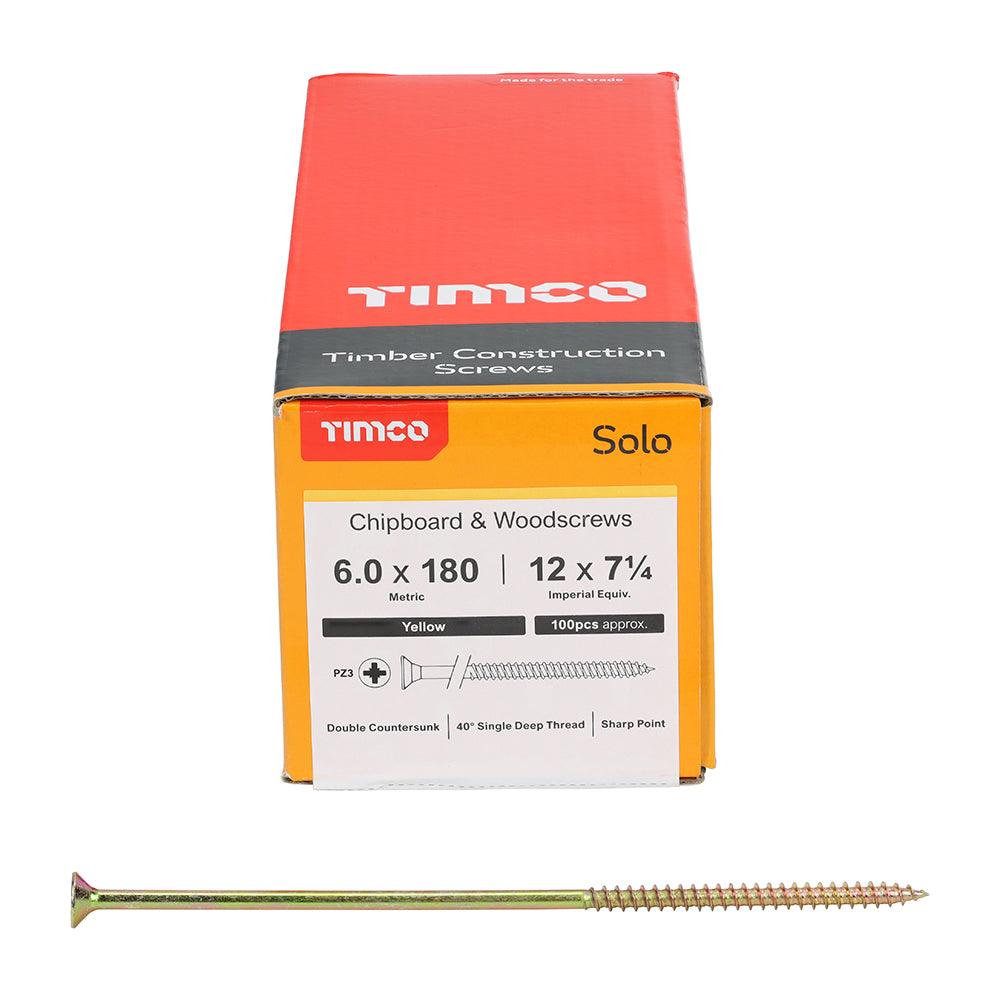 TIMCO Solo Countersunk Gold Woodscrews