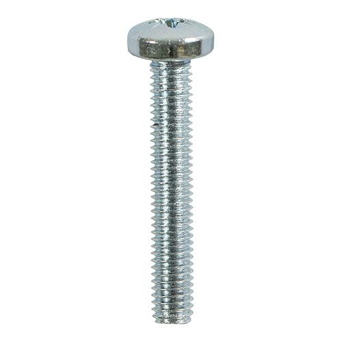 TIMCO Machine Pan Head Silver Screws