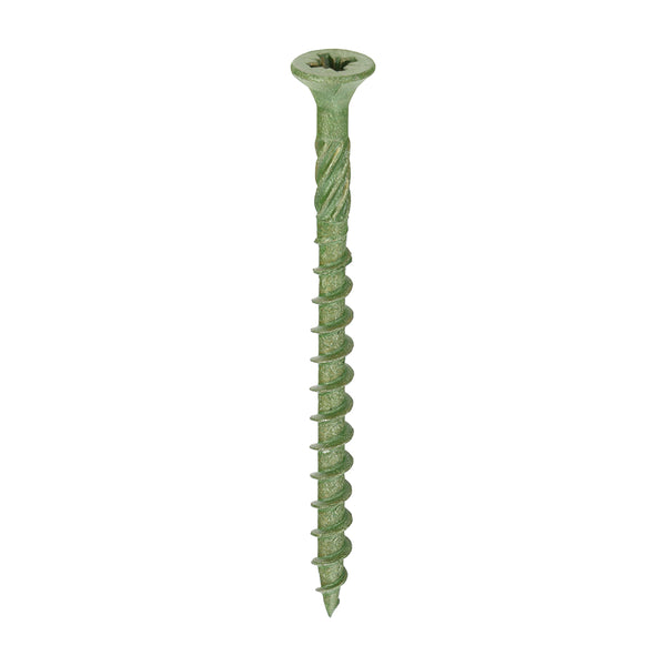 TIMCO Decking Screws Countersunk Exterior Green