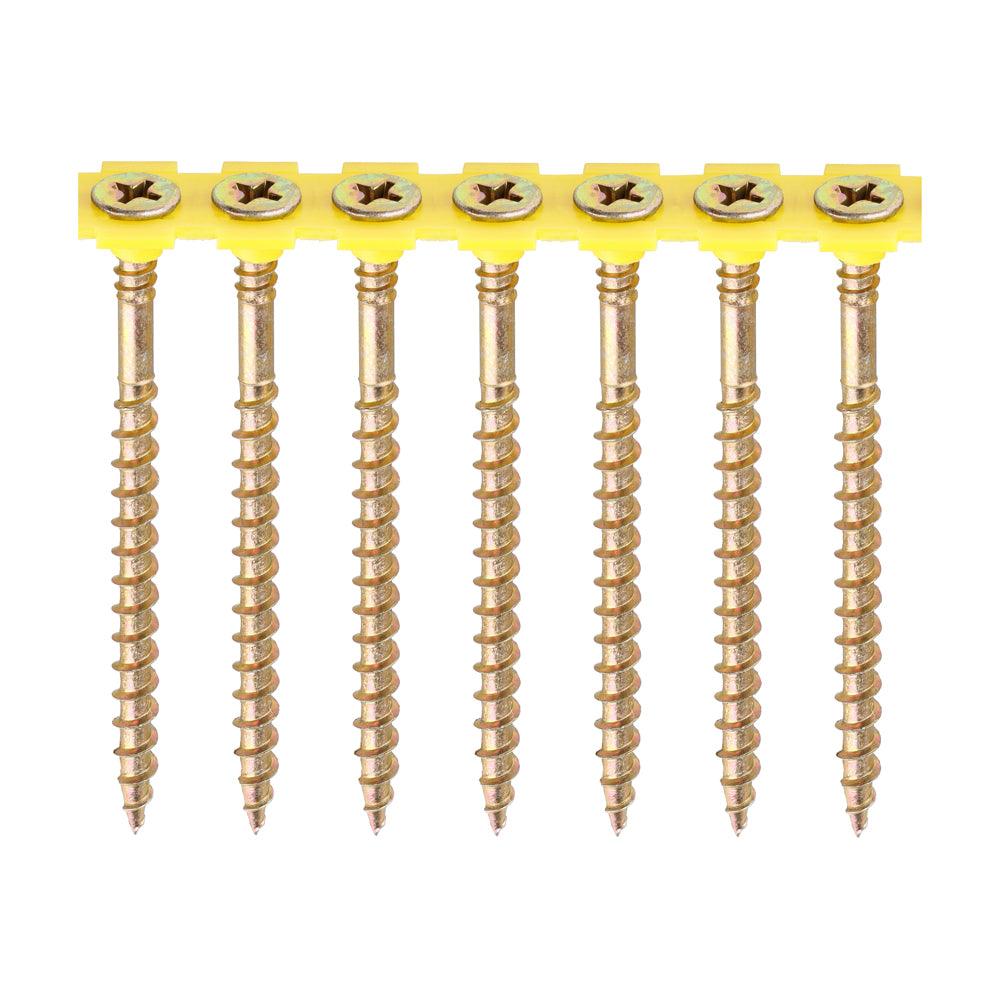 TIMCO Collated Solo Countersunk Gold Woodscrews