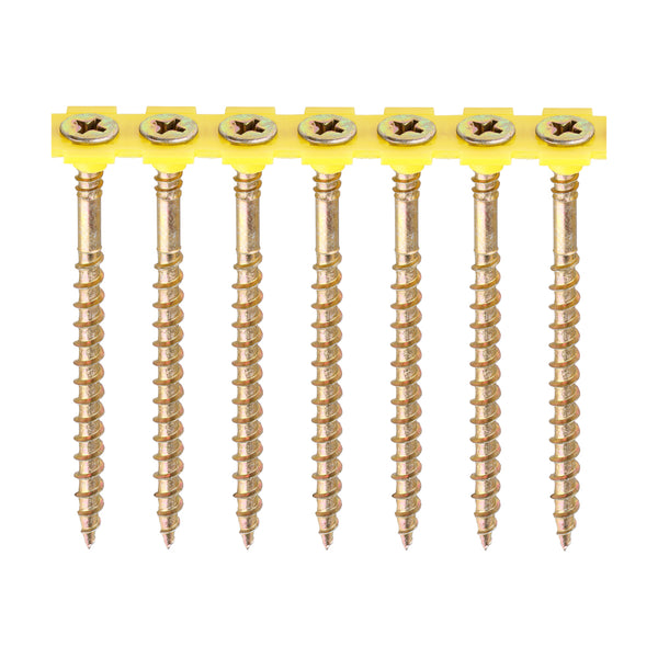 TIMCO Collated Solo Countersunk Gold Woodscrews