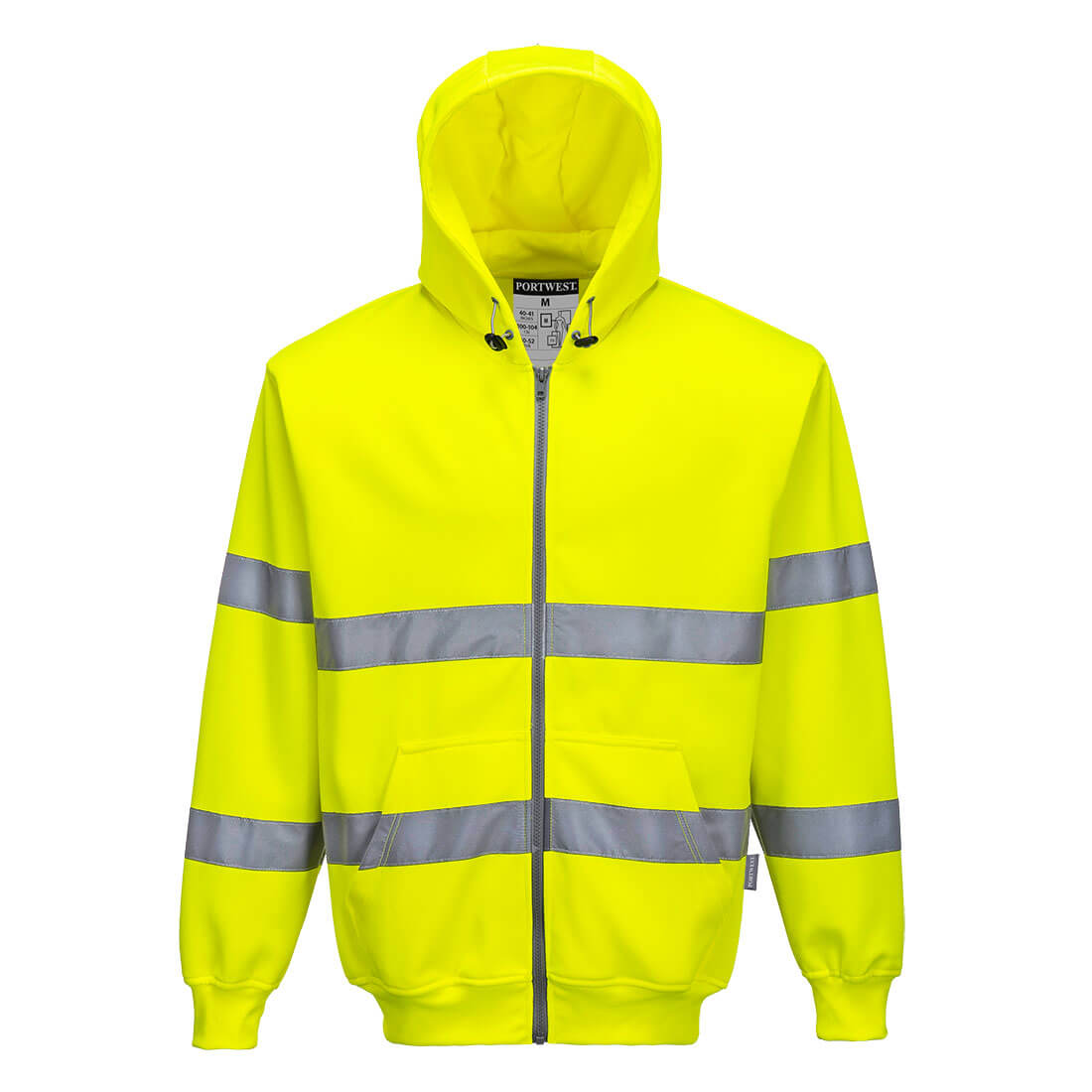 Hi-Vis Zipped Hoodie - 0