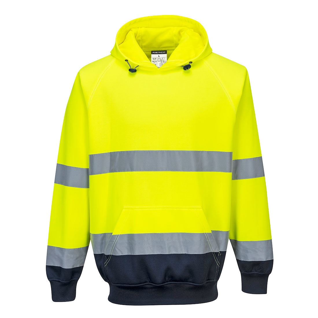 Hi-Vis Contrast Hoodie - 0