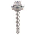 TIMCO Self-Drilling Light Section A2 Stainless Steel Bi-Metal Screws with EPDM Washer