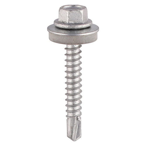 TIMCO Self-Drilling Light Section A2 Stainless Steel Bi-Metal Screws with EPDM Washer