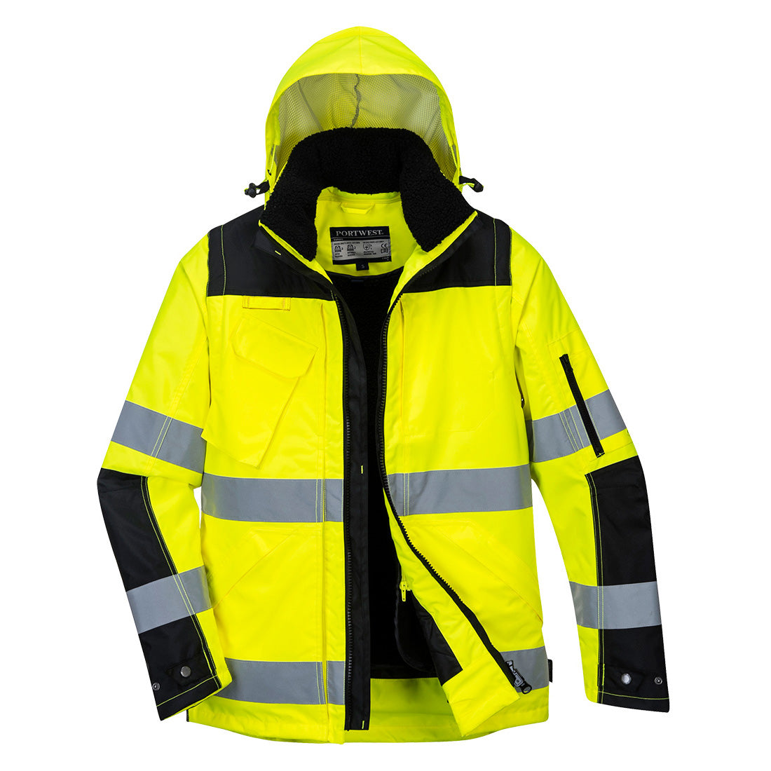 Hi-Vis 3-in-1 Contrast Winter Pro Jacket - 0