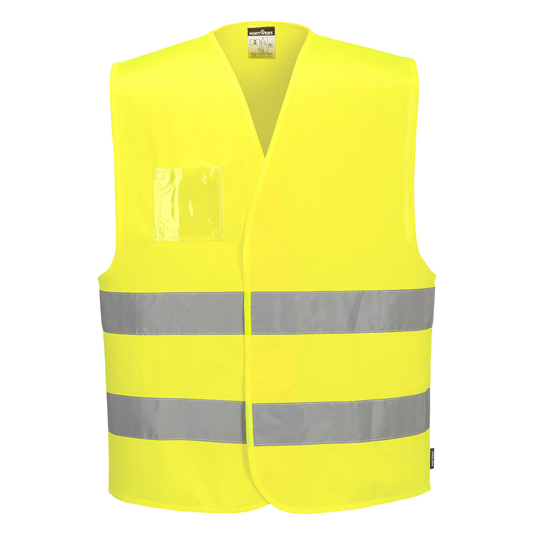 Hi-Vis Two Band Dual ID Holder Vest