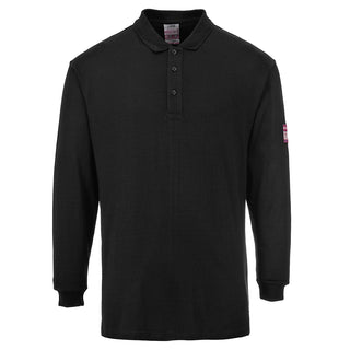 FR Modaflame Anti-Static Long Sleeve Polo Shirt