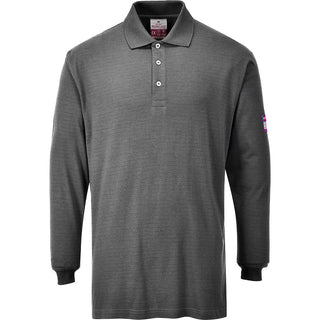 FR Modaflame Anti-Static Long Sleeve Polo Shirt