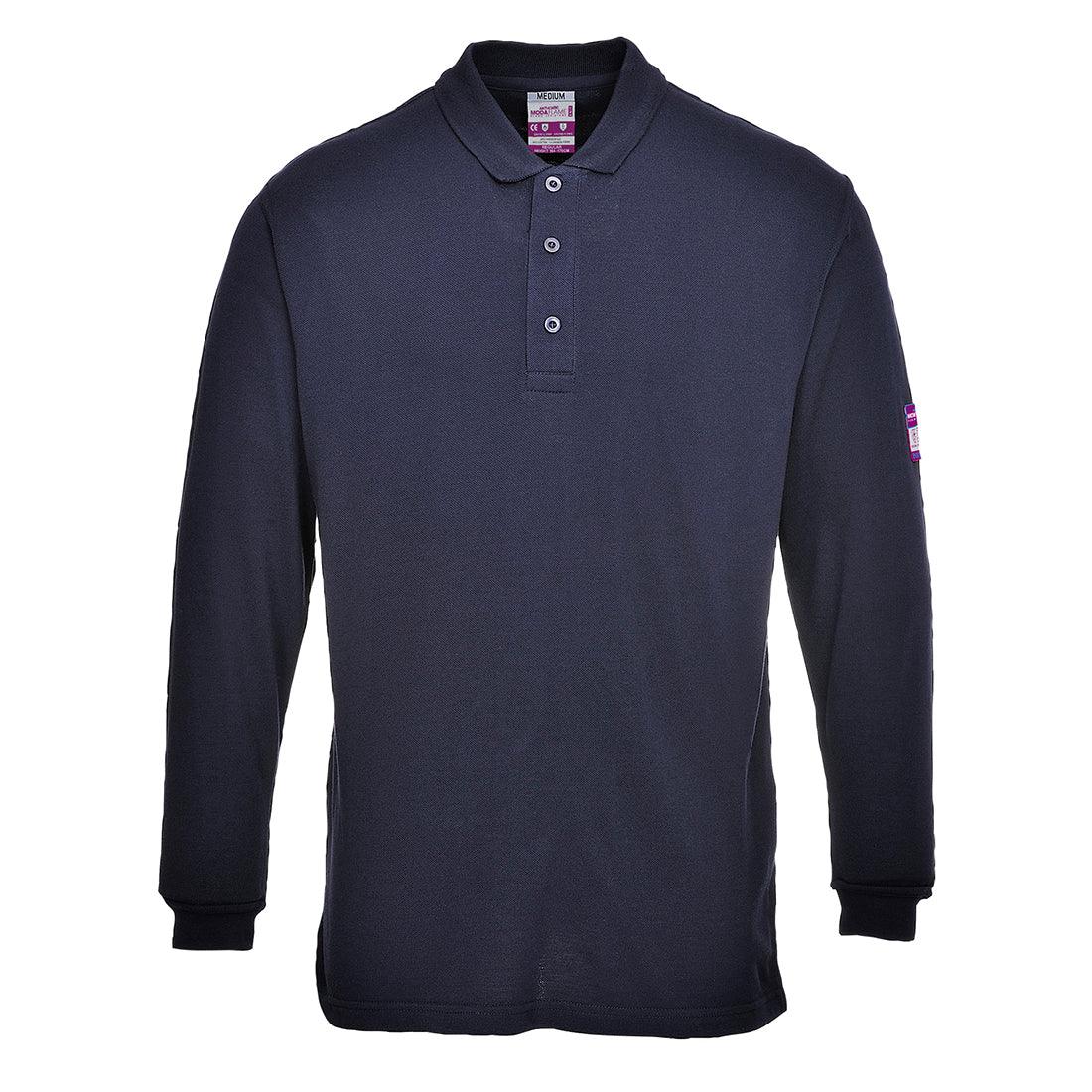 FR Modaflame Anti-Static Long Sleeve Polo Shirt