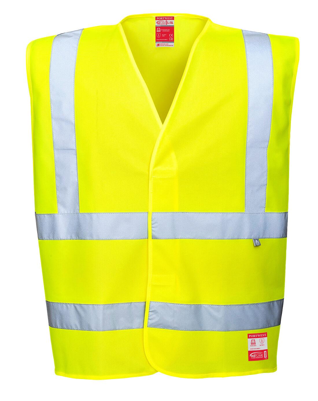 Hi-Vis Anti Static Vest - Flame Resistant - 0