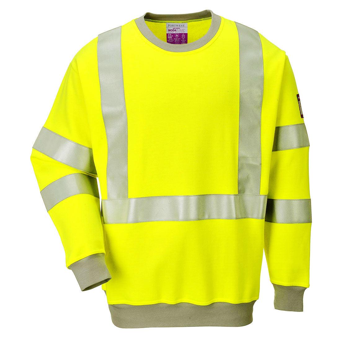 FR Modaflame Anti-Static Hi-Vis Sweatshirt