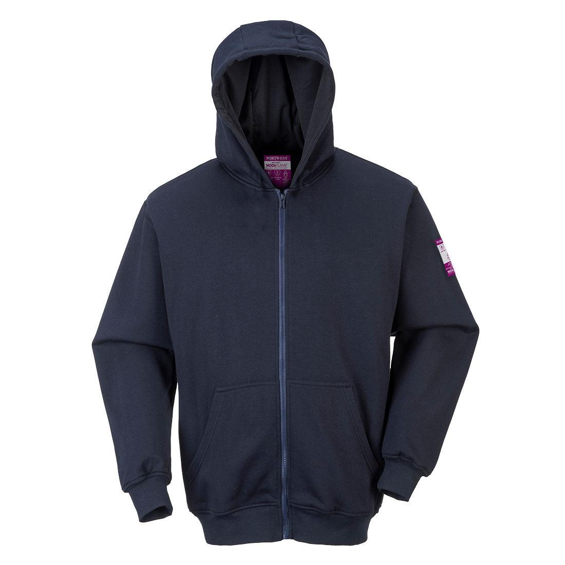 FR Modaflame Zip Front Hooded Sweatshirt